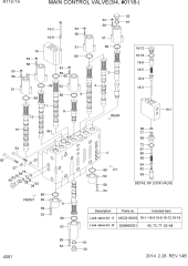 MAIN CONTROL VALVE(3/4, #0118-)