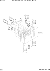 MAIN CONTROL VALVE(4/4, #0118-)