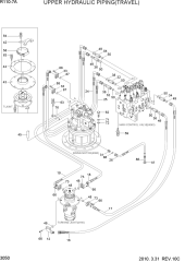 UPPER HYDRAULIC PIPING(TRAVEL)