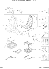 SEAT(SUSPENSION, HEATED, STD)