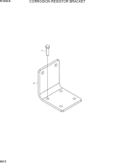 CORROSION RESISTOR BRACKET