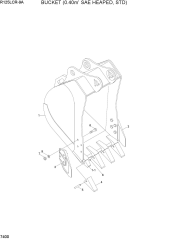 BUCKET (0.4M3, STD)