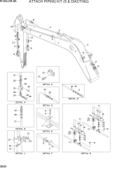 ATTACH PIPING KIT (S & D/ACTING)