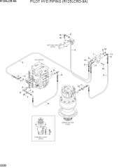 PILOT HYD PIPING (R125LCRD-9A)