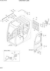 CAB ASSY (2/4)