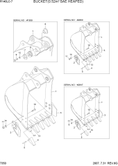 BUCKET(0.52M3 SAE HEAPED)