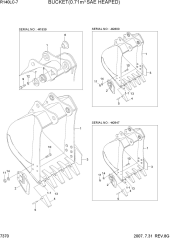 BUCKET(0.71M3 SAE HEAPED)