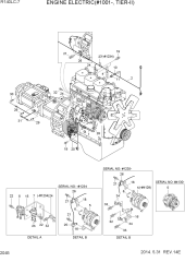 ENGINE ELECTRIC(#1001-, TIER II)