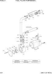 FUEL FILLER PUMP(#2999-)
