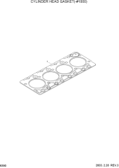CYLINDER HEAD GASKET(-#1000)