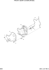 FRONT GEAR COVER(-#1000)