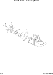 THERMOSTAT & HOUSING(-#1000)