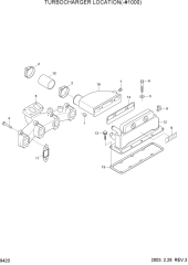 TURBOCHARGER LOCATION(-#1000)