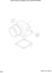 AIR INTAKE CONNECTION 1(#1001-#1494)