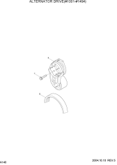 ALTERNATOR DRIVE(#1001-#1494)