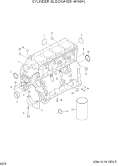 CYLINDER BLOCK(#1001-#1494)