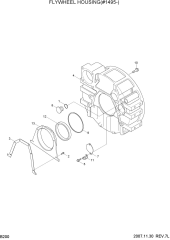 FLYWHEEL HOUSING(#1495-)
