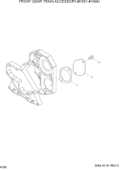 FRONT GEAR TRAIN ACCESSORY(#1001-#1494)