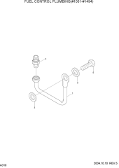 FUEL CONTROL PLUMBING(#1001-#1494)