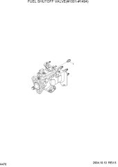 FUEL SHUTOFF VALVE(#1001-#1494)