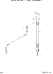 TURBOCHARGER PLUMBING(#1001-#1494)