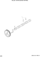 VALVE TAPPET(#1001-#1494)