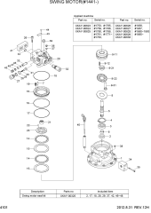 SWING MOTOR(#1441-)