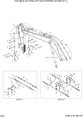 DOUBLE ACTING ATTACH PIPING KIT(#1371-)
