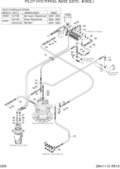 PILOT HYD PIPING(BASE 3, STD, #1602-)