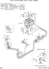 PILOT HYD PIPING(CNTL 1, STD, #1602-)