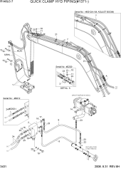 QUICK CLAMP HYD PIPING(#1371-)
