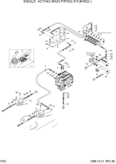 SINGLE ACTING MAIN PIPING KIT(#1602-)