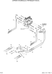 UPPER HYD PIPING(ATTACH)