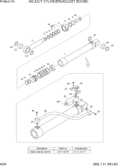 ADJUST CYLINDER(ADJUST BOOM)
