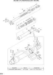 BOOM CYLINDER(ADJUST BOOM)