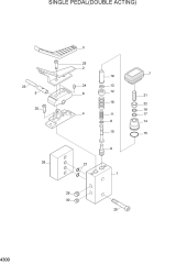 SINGLE PEDAL(DOUBLE ACTING)