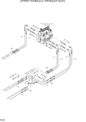UPPER HYD PIPING(ATTACH)