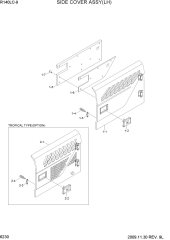 SIDE COVER ASSY(LH)
