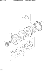 CRANKSHAFT & MAIN BEARINGS