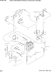 S/ACTING MAIN PIPING KIT(ADJUST BOOM)