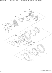 TRAVEL REDUCTION GEAR (HIGH WALKER)