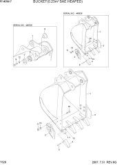 BUCKET(0.23M3 SAE HEAPED)