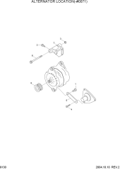 ALTERNATOR LOCATION(-#0071)