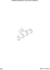 TURBOCHARGER LOCATION 2(-#0071)