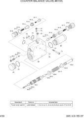 COUNTER BALANCE VALVE(-#0130)