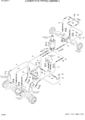 LOWER HYD PIPING 2(#0560-)