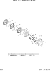 REAR AXLE BRAKE DISC(#0560-)