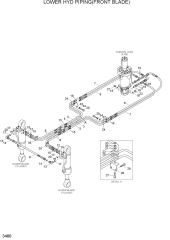 LOWER HYD PIPING(FRONT BLADE)