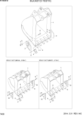 BUCKET(5 TEETH)