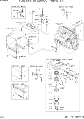 FUEL SYSTEM (WITHOUT PREFILTER)